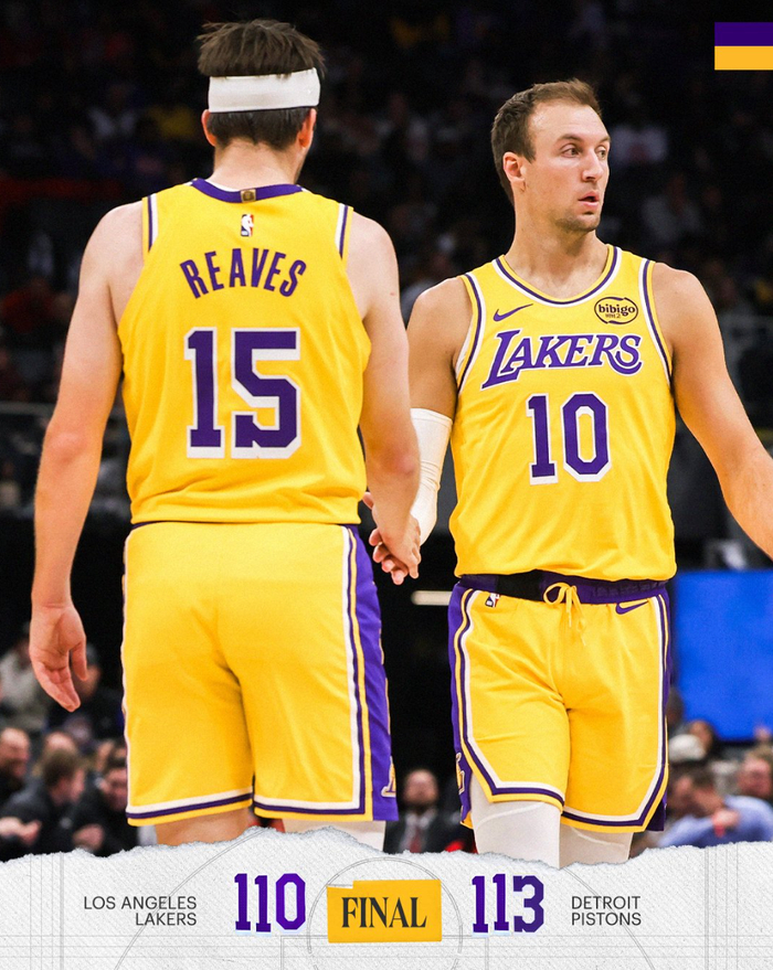 湖人惜败活塞 詹姆斯创纪录难救主