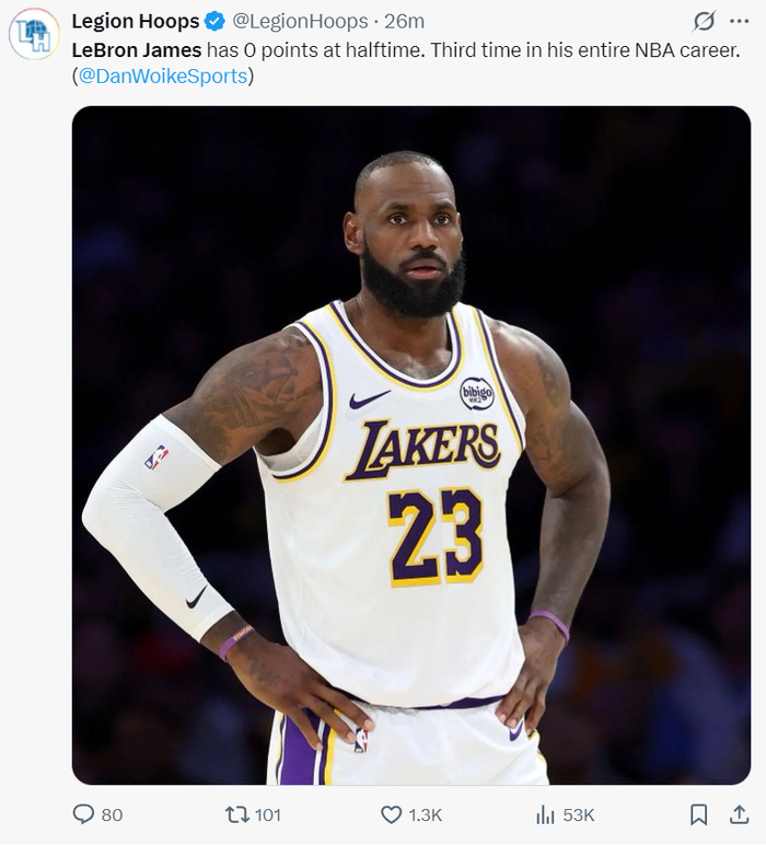 湖人惜败活塞 詹姆斯创纪录难救主