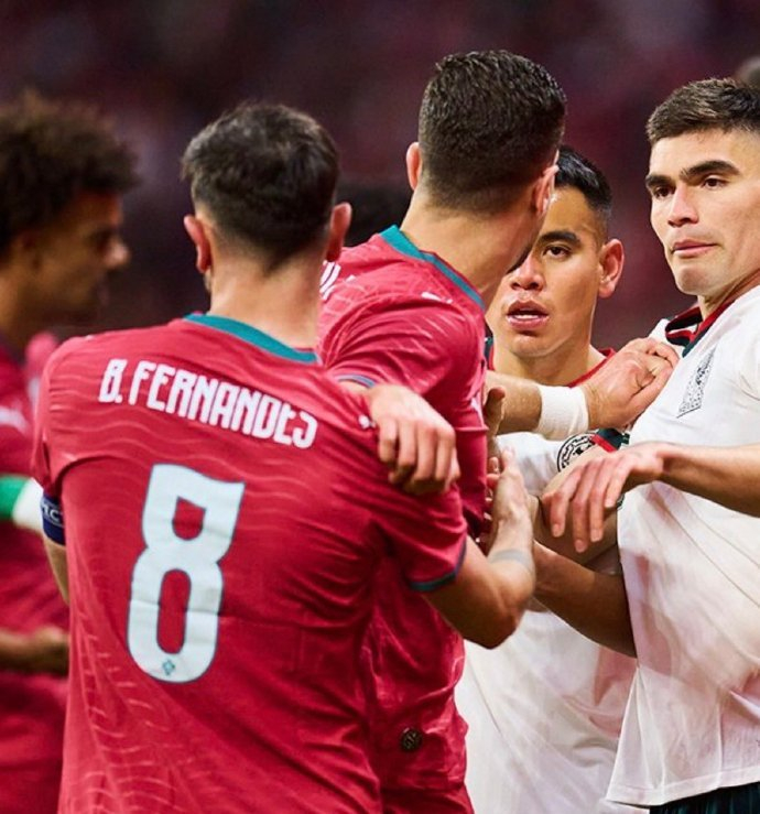 葡萄牙热身赛0比0平墨西哥，C罗缺席暴露进攻短